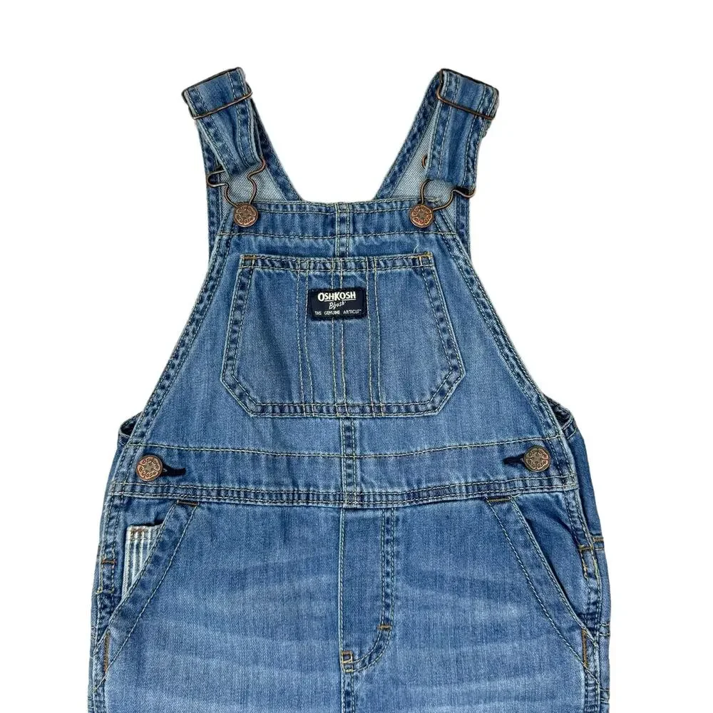 OshKosh B'gosh Unisex Toddler Classic 100% Cotton Denim Jean Pant Overalls
